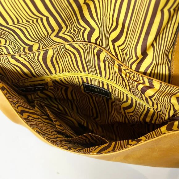 Axcess Fringe Boho Tan Vegan Leather Suede Crossbody Bag Handbag - Picture 14 of 15